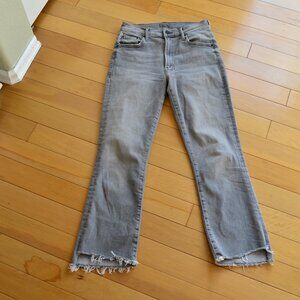 Mother The Insider Crop Step Fray Jeans Fits 26/27